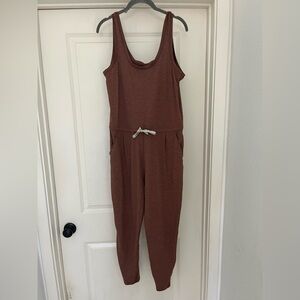 Vuori Brown Jumpsuit